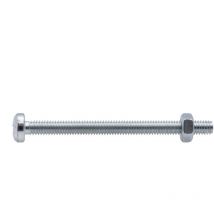 Vis à métaux zinguée tête cylindrique bombée pz cruciforme Viswood ø 6x50 mm (lot de 6 vis+écrou)