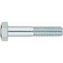 Vis métrique 8.8 - Tête hexagonale partiellement filetée - Zinguée M12 x 50 - Boite de 100