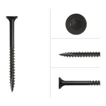 Vis noires galvanisées 4 x 50 mm Torx 20 avec pointe anti-fendage- 100 Pièces