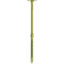 Eurotec - Vis Paneltwistec Tête Bombée, Acier Galvanisé Jaune Tx 40 8,0 X 260 Mm (par 50)