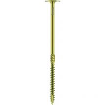 Eurotec - Vis Paneltwistec tête bombée, acier galvanisé jaune tx 40 8,0 x 380 mm (Par 50)