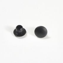 Bouchon Obturateur en Plastique Diamètre 6 mm Coloris noir - Ajile