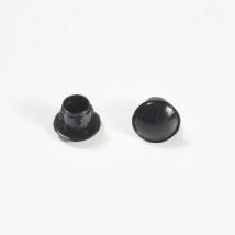 Bouchon Obturateur en Plastique Diamètre 7 mm Coloris noir - Ajile