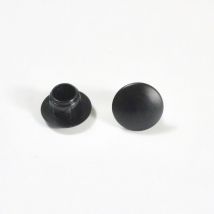 Bouchon Obturateur en Plastique Diamètre 8 mm Coloris noir - Ajile
