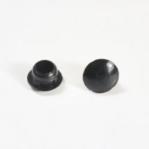 Bouchon Obturateur en Plastique Diamètre 10 mm Coloris noir - Ajile