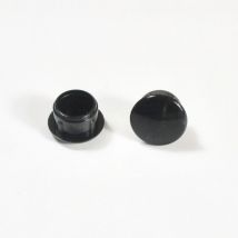 Bouchon Obturateur en Plastique Diamètre 11 mm Coloris noir - Ajile