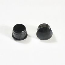 Bouchon Obturateur en Plastique Diamètre 12 mm Coloris noir - Ajile