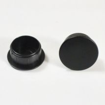 Bouchon Obturateur en Plastique Diamètre 17 mm Coloris noir - Ajile