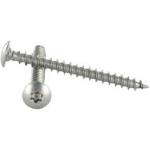 Vis Penture 6X50 Filetée sur 38 torx T30 Inox A4-100 pièces