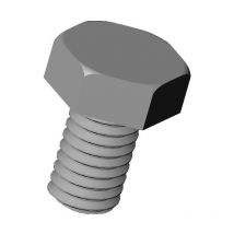 M8x16 : Vis plastique hexagonale diam. M8 clef de 13 mm longueur L:16 mm - Ajile