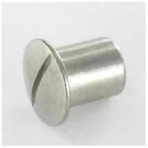 Écrou Relieur Tête bombee Fendue 12.5X15 M8X12 Inox-1 piece