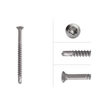Vis pour bande vitrage acier inoxydable 410 3.2 x 50 mm Torx 10 - Boîte de 200 pièces