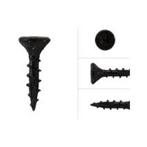 Wovar - Vis pour bois dur Noir ar 4 x 20 mm - Boîte de 200 pièces