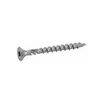 Vis à bois tendre tête fraisée six lobes - Inox A2 6x80/50 mm - Boîte de 100