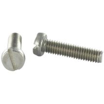 Vis métaux Inox A2 Tête cylindrique tc Fendue M4X12-30 pièces