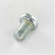 Vis métaux Tête cylindrique bombée tcb Pozi 3 M6X35 Acier zingué blanc-10 pièces