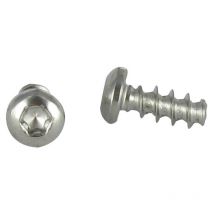 Vis PVC Tête cylindrique large TCL 5X9 TORX T20 Inox A2 Diamètre de tête: 9.5-1 piece