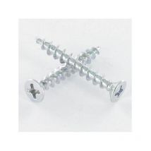 Vis PVC Tête fraisée bombée TFB Phillips 4.3X25 Acier zingué 96 heures brouillard salin sans rouille-1 piece
