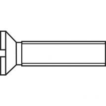 Vis à tête fraisée TOOLCRAFT 889726 1 pc(s) M3 20 mm tête fraisée plat acier N/A C60458
