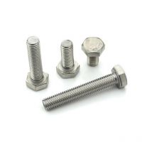 Vis tetes hexagonales din 933 classe 8.8 totalement filetees - dtail : 08 x 80 mm (25)