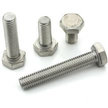 Vis tetes hexagonales din 933 classe 8.8 totalement filetees - dtail : 10 x 25 mm (25)