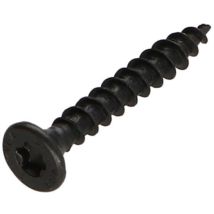 VBA3 Tête fraisée tf Cranté 3.5X20 torx T10 Acier zingué noir-100 pièces