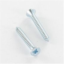 Vis tôle Tête fraisée tf Pozi 4.8X32 Acier zingué-200 pièces