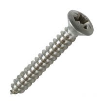 Vis tôle zinguée tête fraisée bombée - Longueur : 16 Hqpro