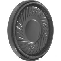 K 36 wp - 50 Ohm 1.4 pouces 3.6 cm Haut-parleur miniature 1 w 50 ω noir membrane en plastique, résiste à l'humi - Visaton