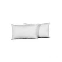100% Conjugated polyester fibre Pillow Talk Pure Luxury with Cotton stripe cover - Pack of 4 - Visco Therapy