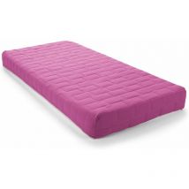 Visco Therapy Jazz Mattress Coil Spring, Multiple Colours, Multiple Sizes - 2FT6 Small Single, PINK