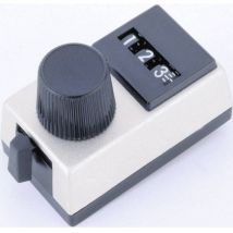 15.01.11 Manopola di precisione con scala graduata Grigio, Nero (l x l x a) 44.5 x 26.9 x 25.4 mm 1 pz. - Vishay