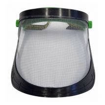 Visière de protection grillagée réglable