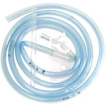 VisioBrands Browin 353010 Tubo da Vino con Morsetto – per riempire e versare liquidi, Elastico, Lunghezza 2 m, Diametro 8 mm, Trasparente, 6,5 x 17 x