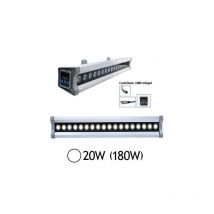 Vision-EL 8020 LED-Wandfluter für den Außenbereich, 20 W, 15 °, 6000 ° K, IP65, DMX