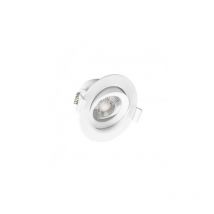 Faretto led da Incasso AC100/240V 7W 500lm 38° IP20 IK03 Ø90mm - Bianco Caldo 3000K foratura Ø68mm