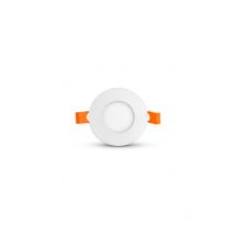 Vision-el - Foco empotrable de techo led AC220/240V 3W 235lm 120° Impermeable IP40 IK06 Ø90mm - Blanco natural 4000K perforación Ø75mm