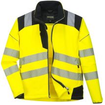 Giacca Ad Alta Visibilità In Softshell Vision Gialla Giallo-Navy s