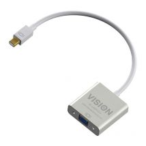 Tc-mdpvga cavo e adattatore video 0,220 m Mini DisplayPort vga (D-Sub) Bianco - Vision