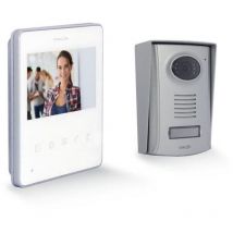 Chacon - Vidéophone 2 fils - 4,3 - Ultra slim - Blanc