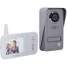 Chacon - Visiophone sans fil écran lcd 3,5'' - IP44 - Noir