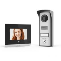 Visiophone filaire écran 4'' et touches tactiles platine de rue 70 mm - Compact Extel 720315 -