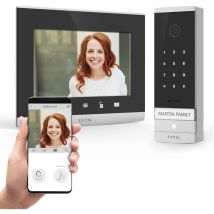Visiophone filaire et connecté avec digicode intégré Extel Code Connect - 720320 -