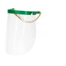 Visière de protection anti-gouttelettes cat ii vertes 2 élastiques +2 plexi de rechange - visiere Notre Selection