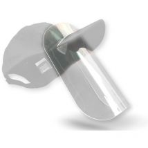 Visière de protection faciale -Ecran plexiglas amovible épais rigide transparent – Option casquette - Quantité x1 - Visière seule