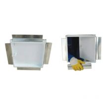 Visitenklappe aus Metall: 400x400 "drücken, loslassen".