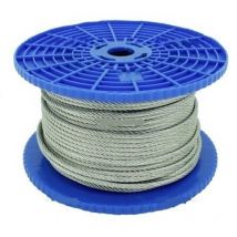 Stahlkabel - Typ Uhrmacherei - ø 4 mm - 100 m Spule - Le mL - CAT409NB - Viso