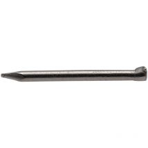 Punta de acero pulido Viswood con cabeza de hombre 1,3x18 mm (Caja de 80g)