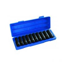 Visseuse à percussion 1/2'- 10 pièces-visseuse à percussion à air comprimé schlagnuss schlagschraubernuss krafteinsatz vigueur douilles clé à douille