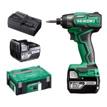 Hitachi - Visseuse à chocs 18V hikoki WH18DDWPZ 140 Nm - 2 batteries 5,0Ah + chargeur en coffret HitCase 2